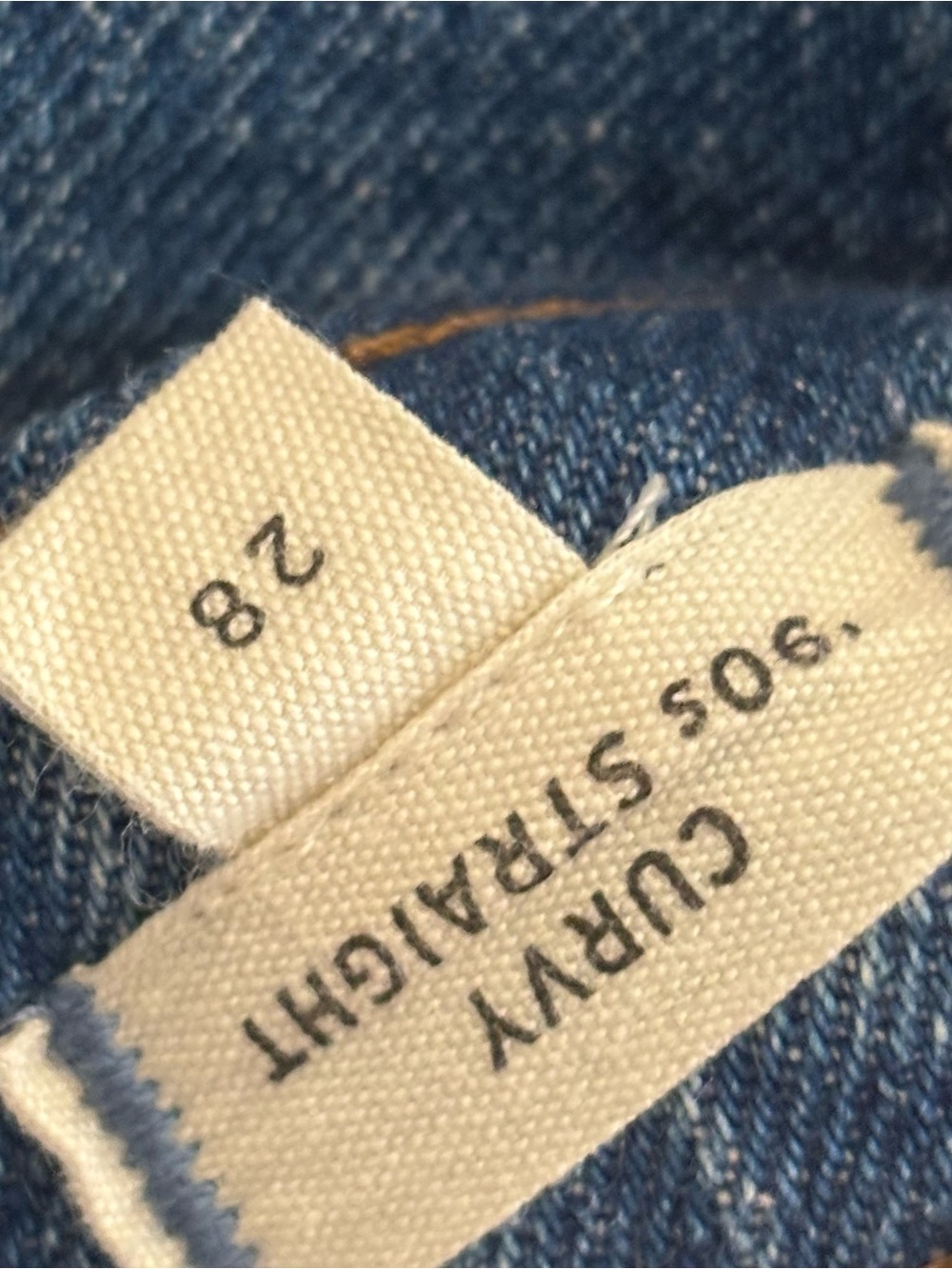 Madewell The Curvy '90s Straight Jean 28 - Picture 4 of 5